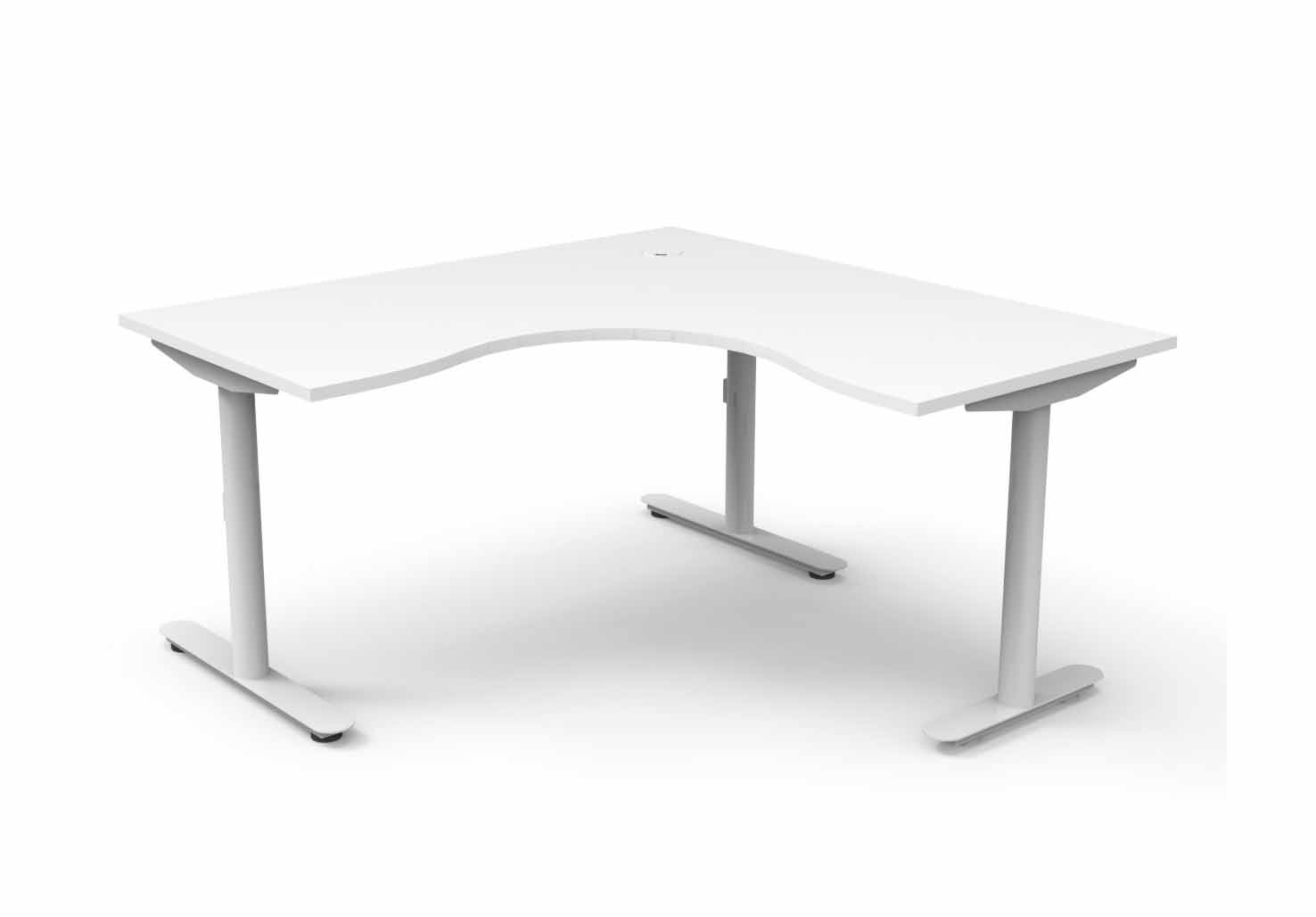 Halo Static Corner Desk 